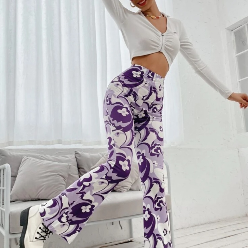 Elastic Flair Pants